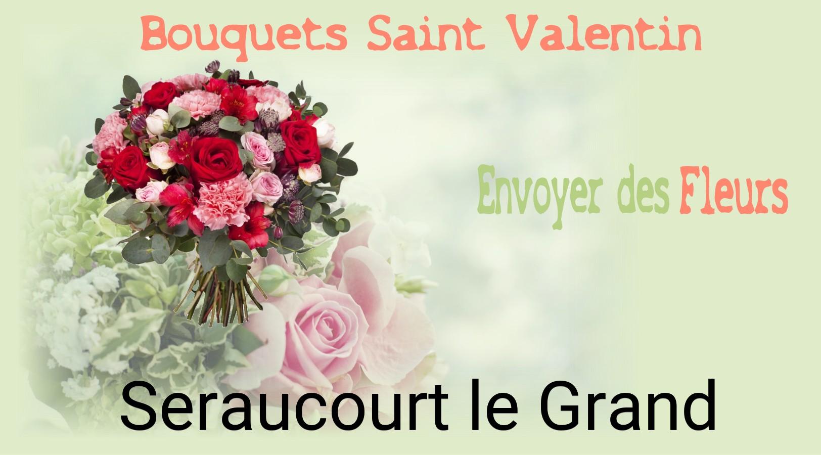 Roses de Saint-Valentin livrées à Seraucourt-le-Grand